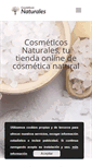 Mobile Screenshot of cosmeticos-naturales.com